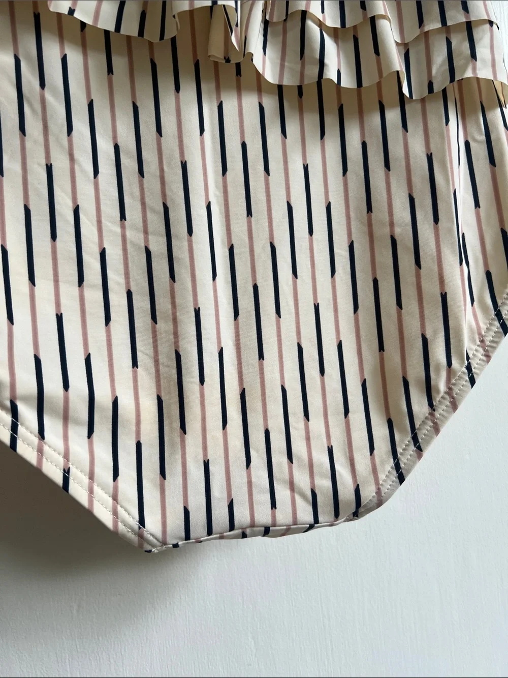 Marc by Marc Jacobs Ruffle One Piece Neutral - Picture 8 of 13